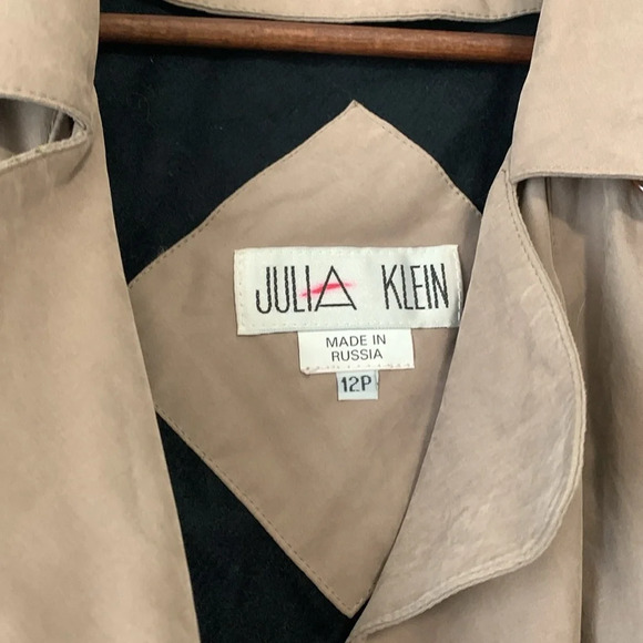 Vintage Julia Klein structured trench coat - Picture 4 of 14